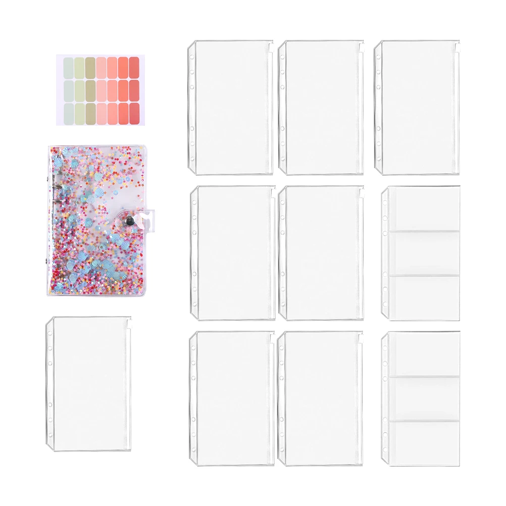 PVC Stainless Steel A6 Binder Money Saving Budget Planner Notebook Zipper Bag Cash Management Study File Folder for Birthday
PVC Stainless Steel A6 Binder Money Saving Budget Planner Notebook Zipper Bag Cash Management Study File Folder for Birthday
