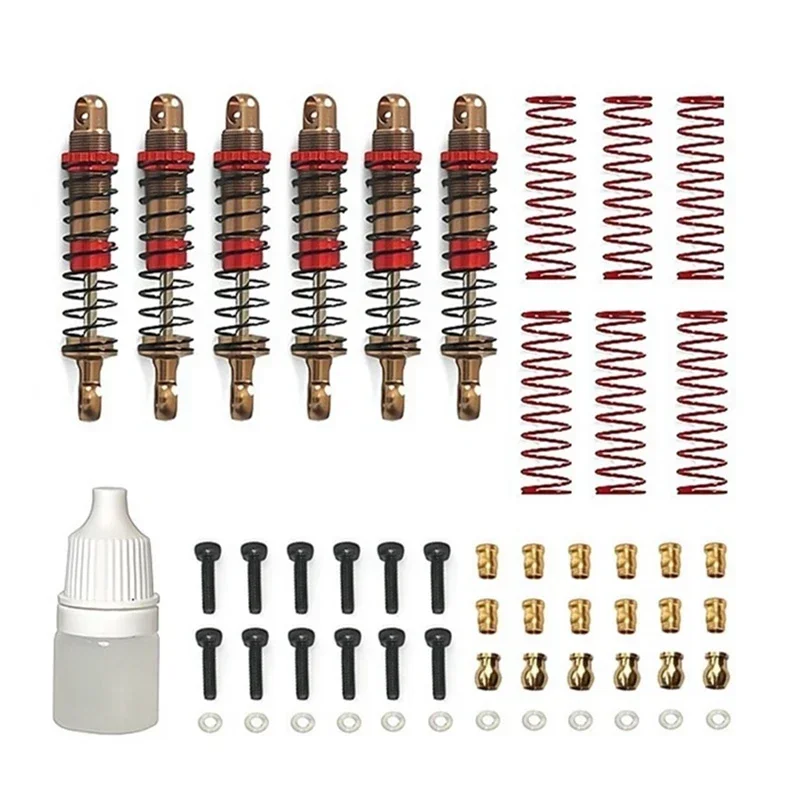 Metal Oil Shock Absorber Damper For 1/18 FMS Rochobby WOWRC Cheyenne 6X6 RC Crawler Car Upgrades Parts Accessories
Metal Oil Shock Absorber Damper For 1/18 FMS Rochobby WOWRC Cheyenne 6X6 RC Crawler Car Upgrades Parts Accessories