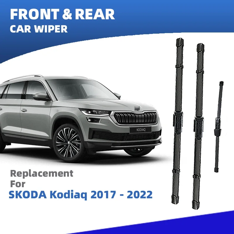 LHD Front Rear Windshield Wiper Blades For SKODA Kodiaq NS 2017 - 2023 Window Rain Brushes Accessories 2018 2019 2020 2021 2022
LHD Front Rear Windshield Wiper Blades For SKODA Kodiaq NS 2017 - 2023 Window Rain Brushes Accessories 2018 2019 2020 2021 2022