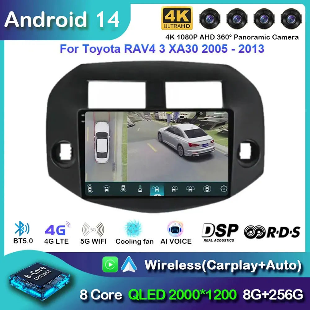 10 inch Car Radio 2 Din Android 14 Multimedia Video Player For Toyota RAV4 RAV 4 2005-2013 Auto Audio Stereo GPS Carplay NO DVD
10 inch Car Radio 2 Din Android 14 Multimedia Video Player For Toyota RAV4 RAV 4 2005-2013 Auto Audio Stereo GPS Carplay NO DVD