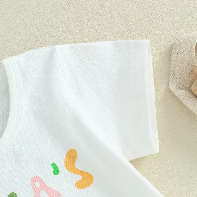 Toddler Boys Summer Outfit Sets Short Sleeve Letter Print Tops and Drawstring Pants Sets
Toddler Boys Summer Outfit Sets Short Sleeve Letter Print Tops and Drawstring Pants Sets