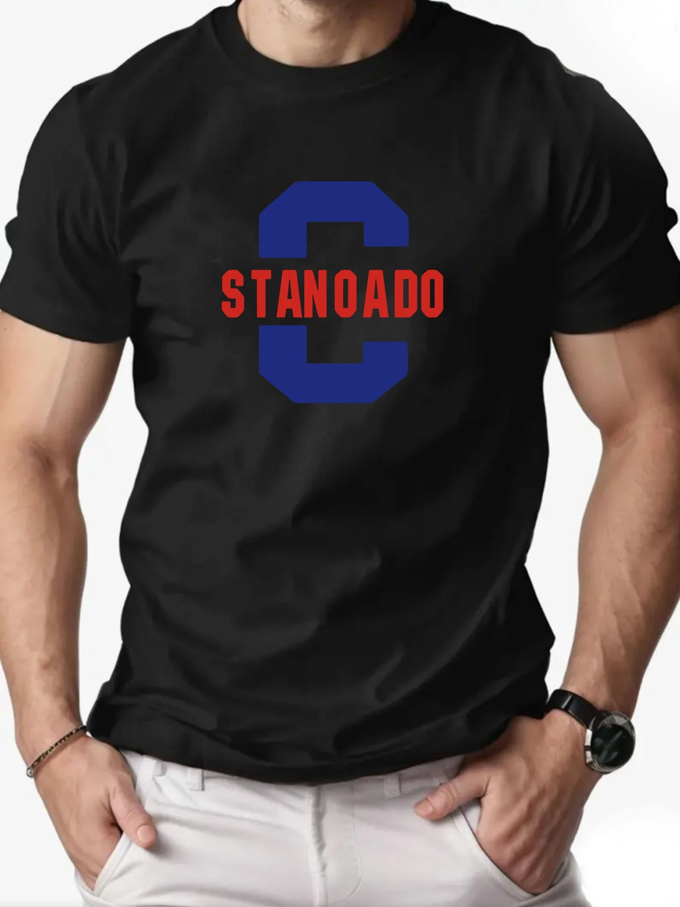 Men's cotton T-shirt, C letter summer round neck short sleeve graphic breathable fashion casual T-shirt
Men's cotton T-shirt, C letter summer round neck short sleeve graphic breathable fashion casual T-shirt