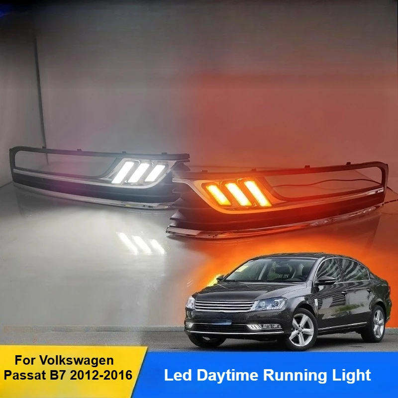 Led Daytime Running Light FlowingTurn Signal Lamp Front Fog Ligh For Volkswagen Passat B7 2012-2016t Modification Accessories
Led Daytime Running Light FlowingTurn Signal Lamp Front Fog Ligh For Volkswagen Passat B7 2012-2016t Modification Accessories