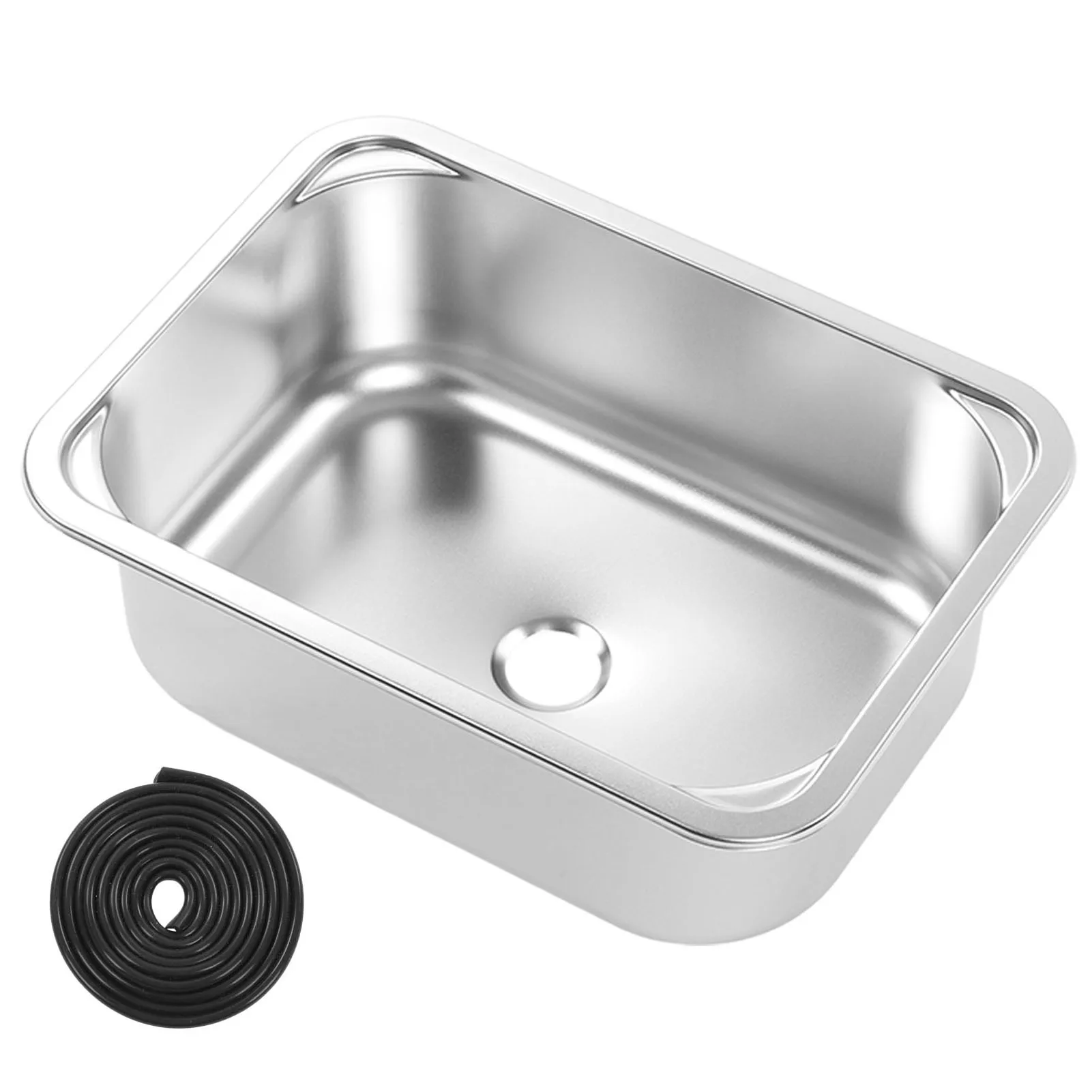 RV Sink Square 345x245x136mm 304 Stainless Steel Flush Mounted Hand Wash Basin Sink with 40mm Drain for Camper Van Yacht Boat
RV Sink Square 345x245x136mm 304 Stainless Steel Flush Mounted Hand Wash Basin Sink with 40mm Drain for Camper Van Yacht Boat
