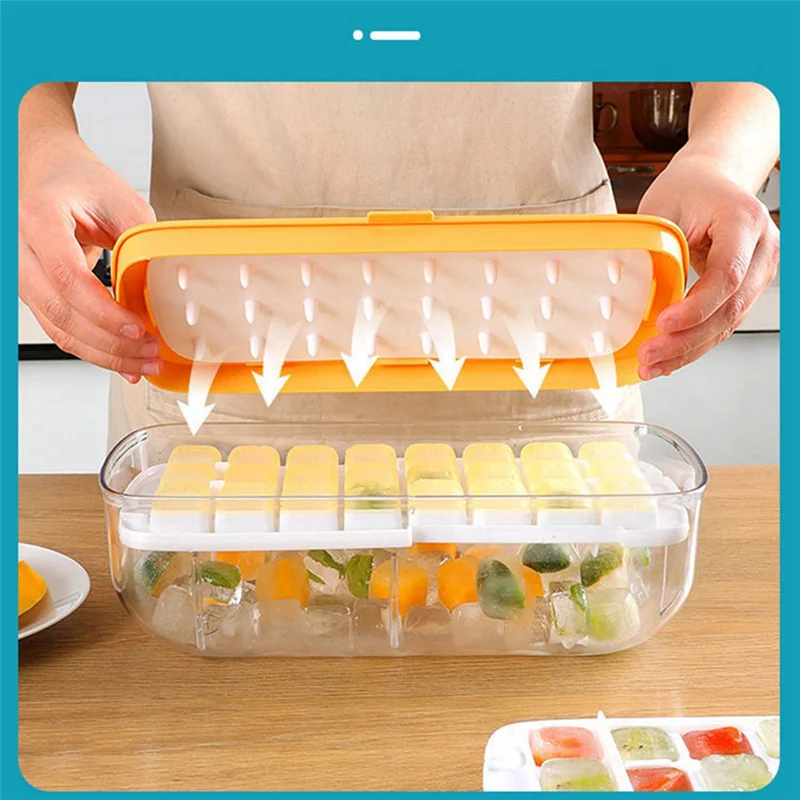 2Pcs Multifunctional 2 In 1 Box Making Ice Cube Mold Box For Cold Drinks Kitchen Tools
2Pcs Multifunctional 2 In 1 Box Making Ice Cube Mold Box For Cold Drinks Kitchen Tools