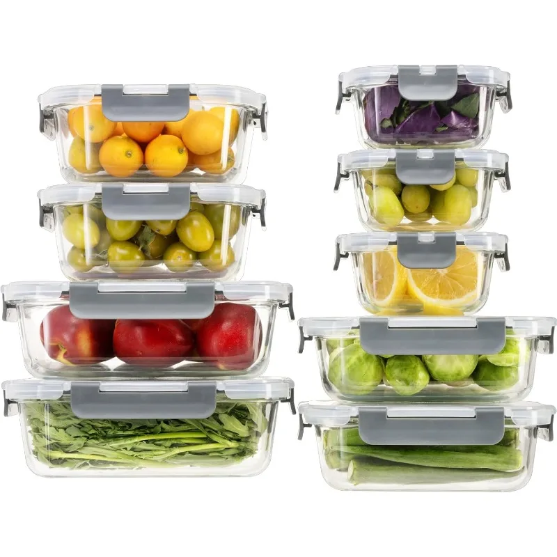 18 Pieces Glass Food Storage Containers with Lids,Airtight Glass Meal Prep Containers,Glass Storage Containers Set for Kitchen
18 Pieces Glass Food Storage Containers with Lids,Airtight Glass Meal Prep Containers,Glass Storage Containers Set for Kitchen