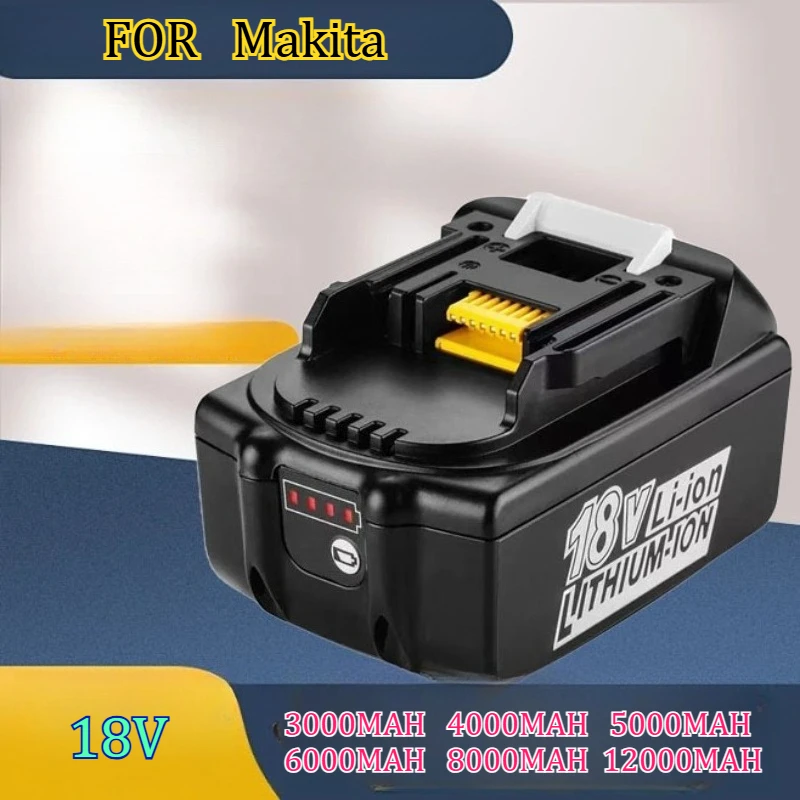 12AH Suitable for Makita Battery 18V 6.0Ah BL1850B/BL1860B Battery Power Tool Long Range Stable Charging Battery
12AH Suitable for Makita Battery 18V 6.0Ah BL1850B/BL1860B Battery Power Tool Long Range Stable Charging Battery