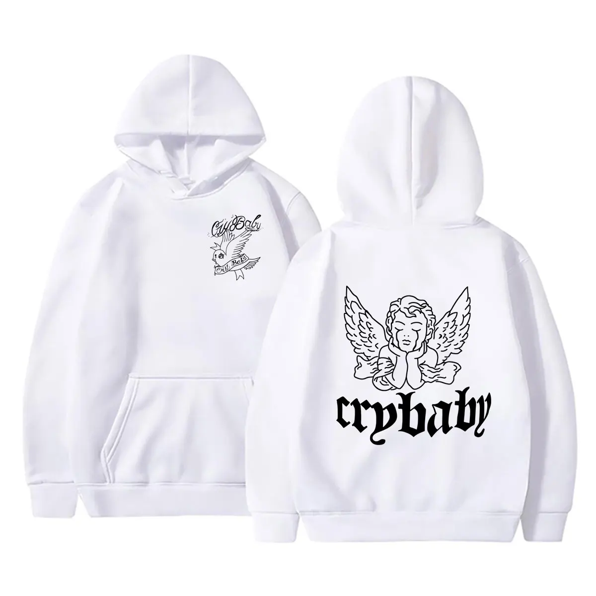 Hot Sale Rapper Lil Peep Angel Crybaby Hoodie Men Women Fashion Hip Hop Oversized Pullover Hoodies Male Harajuku Rock Streetwear
Hot Sale Rapper Lil Peep Angel Crybaby Hoodie Men Women Fashion Hip Hop Oversized Pullover Hoodies Male Harajuku Rock Streetwear