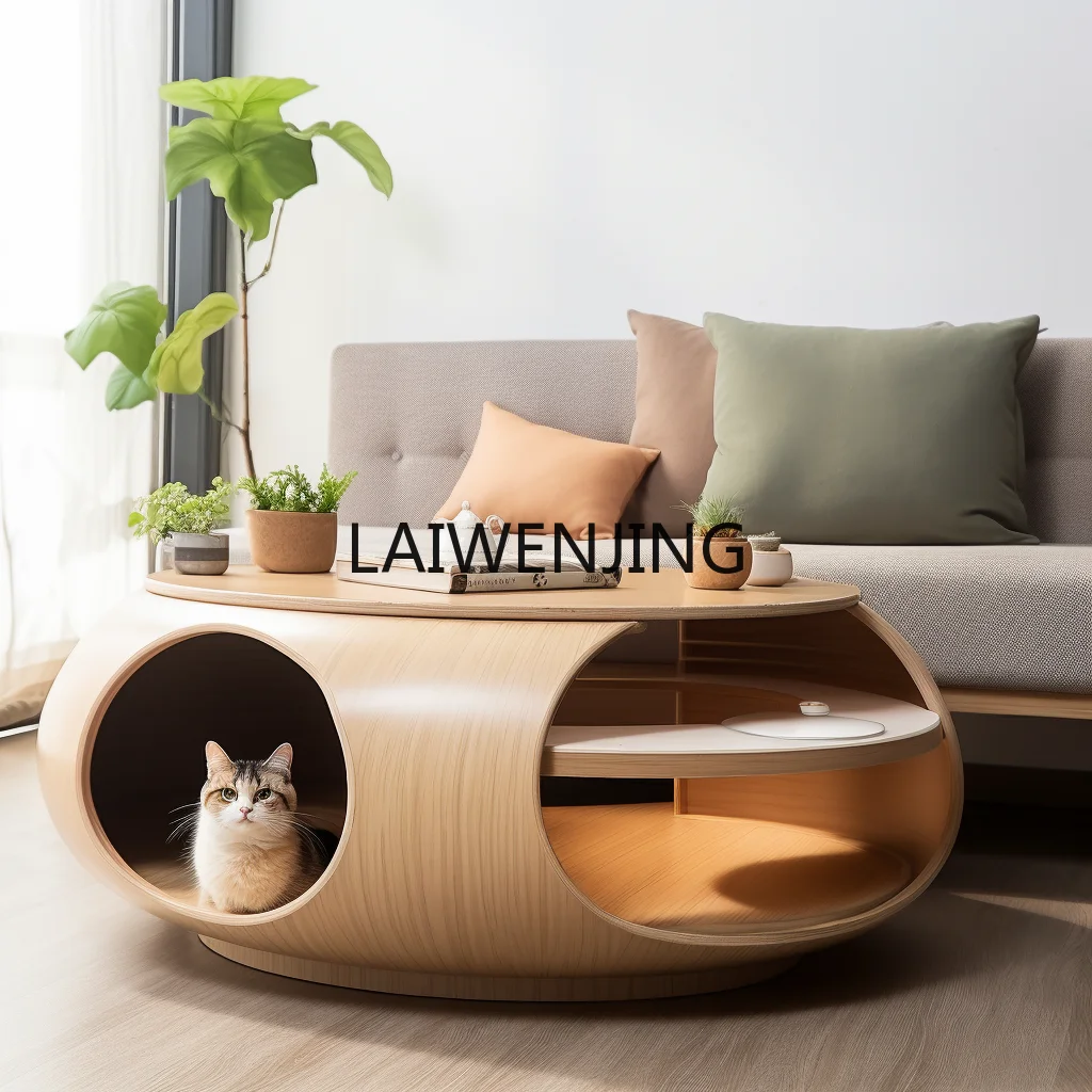 SGF human and cat shared coffee table cat nest universal in all seasons, semi-closed in autumn and winter
SGF human and cat shared coffee table cat nest universal in all seasons, semi-closed in autumn and winter