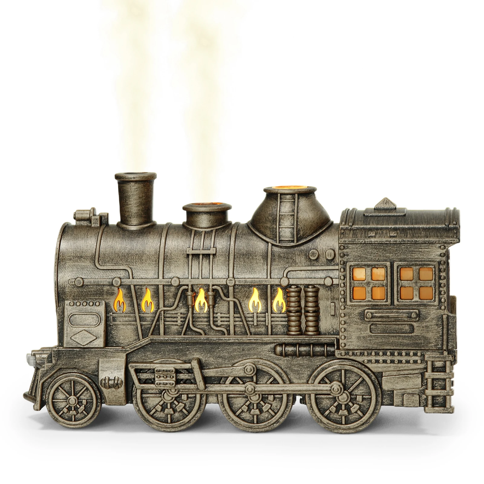 300ML Vintage Steam Train Essential Oil Diffuser with 2-Color LED Light Cool Mist Humidifier Aroma Diffuser Home Decor
300ML Vintage Steam Train Essential Oil Diffuser with 2-Color LED Light Cool Mist Humidifier Aroma Diffuser Home Decor