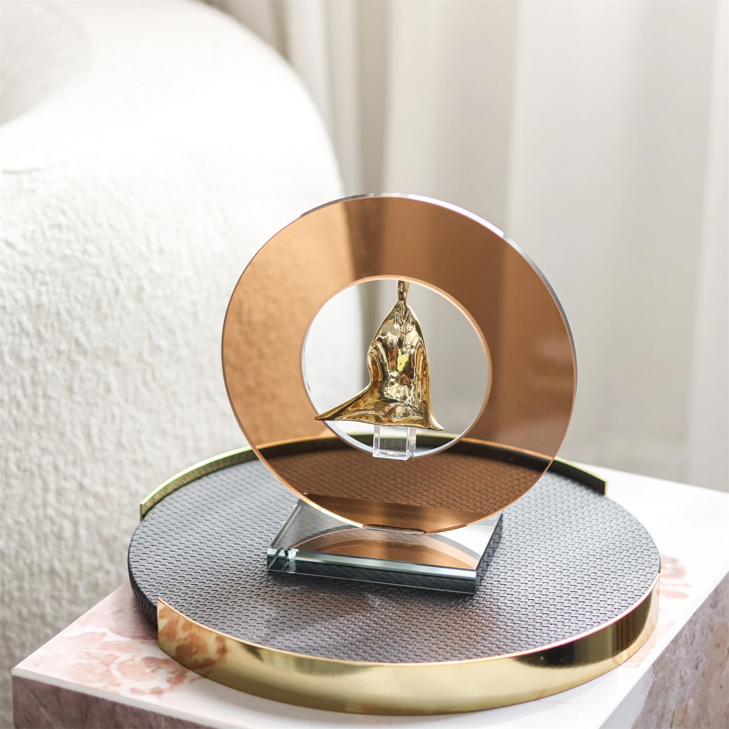 New Arrival Modern Crystal Zen Desktop Ornament for Home Decor Accessories Chinese Art Crystal+Metal Office Ornament
New Arrival Modern Crystal Zen Desktop Ornament for Home Decor Accessories Chinese Art Crystal+Metal Office Ornament