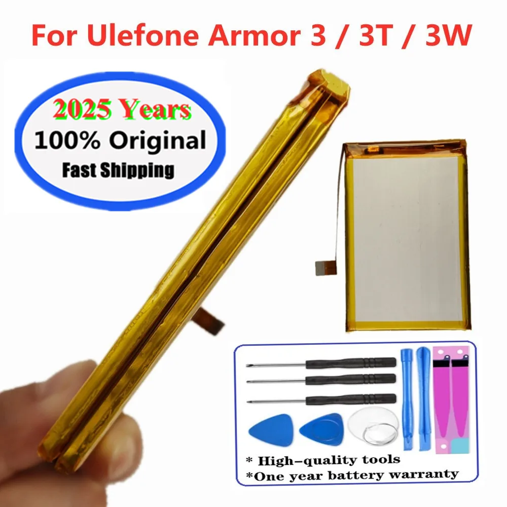 2025 Years 100% Original Battery For Ulefone Armor 3 3T 3W Armor3 Armor3T Phone Battery 10300mAh
2025 Years 100% Original Battery For Ulefone Armor 3 3T 3W Armor3 Armor3T Phone Battery 10300mAh