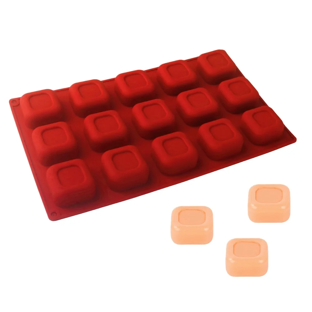 Concave Square Silicone Mousse Cake Mold 15 Hole Square DIY Candy Biscuit Dessert Pudding Chocolate Cake Decoration Baking Tools
Concave Square Silicone Mousse Cake Mold 15 Hole Square DIY Candy Biscuit Dessert Pudding Chocolate Cake Decoration Baking Tools