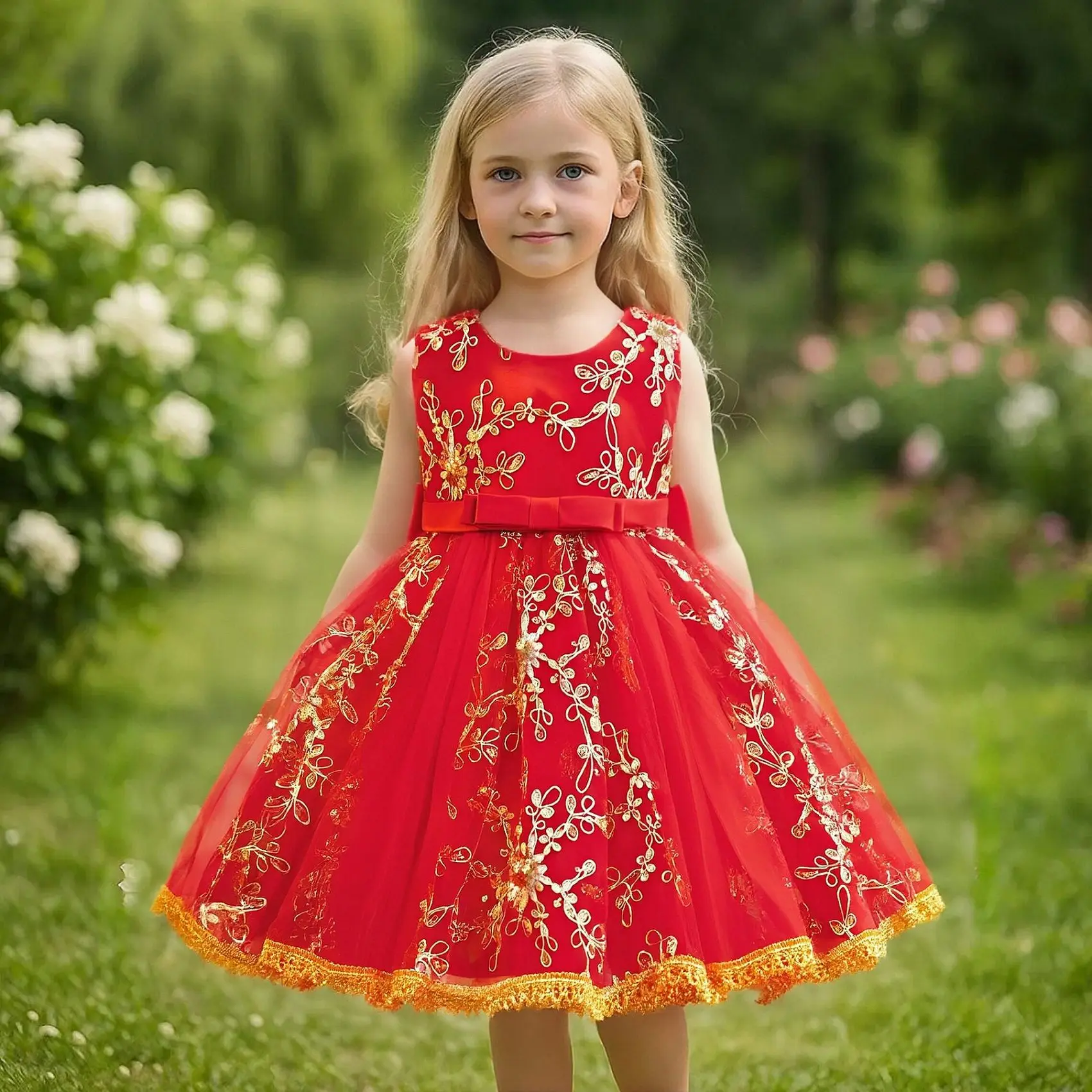 2026 Baby Girls' Flower Embroidered Tutu Dress Sleeveless Princess Dress Kids Birthday Party Flower Girl Wedding Evening Gown
2026 Baby Girls' Flower Embroidered Tutu Dress Sleeveless Princess Dress Kids Birthday Party Flower Girl Wedding Evening Gown