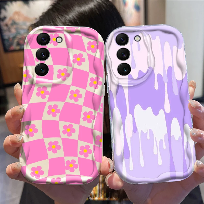 Flower Square Art Purple Pink For Samsung S24 S23 S21 S20 Ultra Plus FE A73 A72 A71 A51 A31 A05S A05 A04 5G Wave Oil TPU
Flower Square Art Purple Pink For Samsung S24 S23 S21 S20 Ultra Plus FE A73 A72 A71 A51 A31 A05S A05 A04 5G Wave Oil TPU