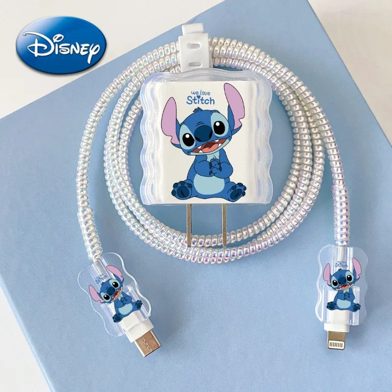 Disney Stitch Iphone Charger Cable Transparent Protector Winder Cartoon Cute Charging Head Data Line Usb Protection Wire 18 20w
Disney Stitch Iphone Charger Cable Transparent Protector Winder Cartoon Cute Charging Head Data Line Usb Protection Wire 18 20w