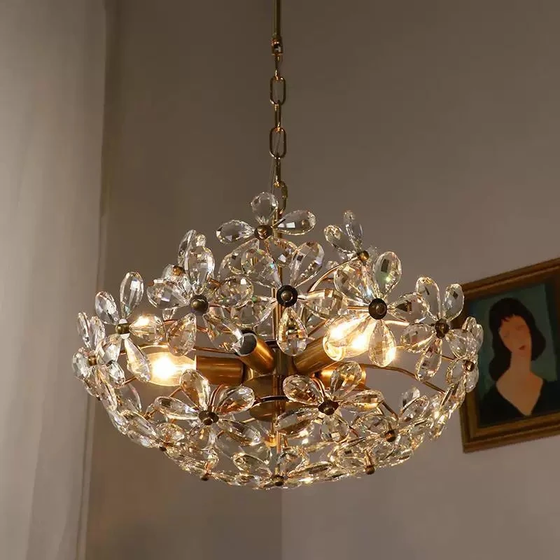 Modern French Luxury Crystal Chandeliers For Living Dining Room Cloakroom Pendant Lights Fantasy Crystal Home Decor Hanging Lamp
Modern French Luxury Crystal Chandeliers For Living Dining Room Cloakroom Pendant Lights Fantasy Crystal Home Decor Hanging Lamp