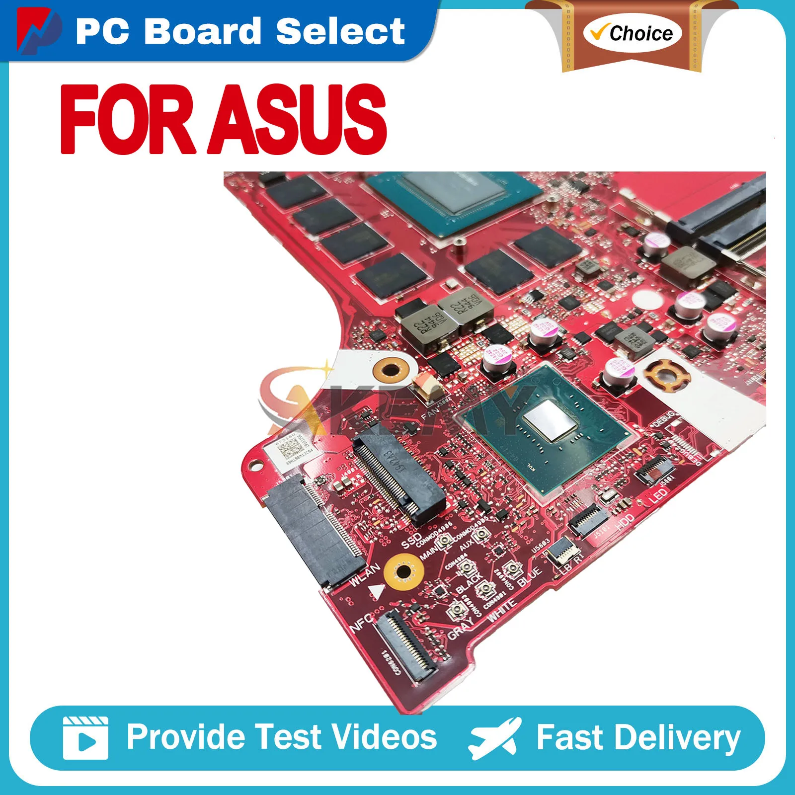 G531GW Mainboard For ASUS ROG G731GW G731GU G531GV G731GV G531GU Laptop Motherboard I5-9300H I7-9750H GTX1660TI/RTX2060/RTX2070
G531GW Mainboard For ASUS ROG G731GW G731GU G531GV G731GV G531GU Laptop Motherboard I5-9300H I7-9750H GTX1660TI/RTX2060/RTX2070