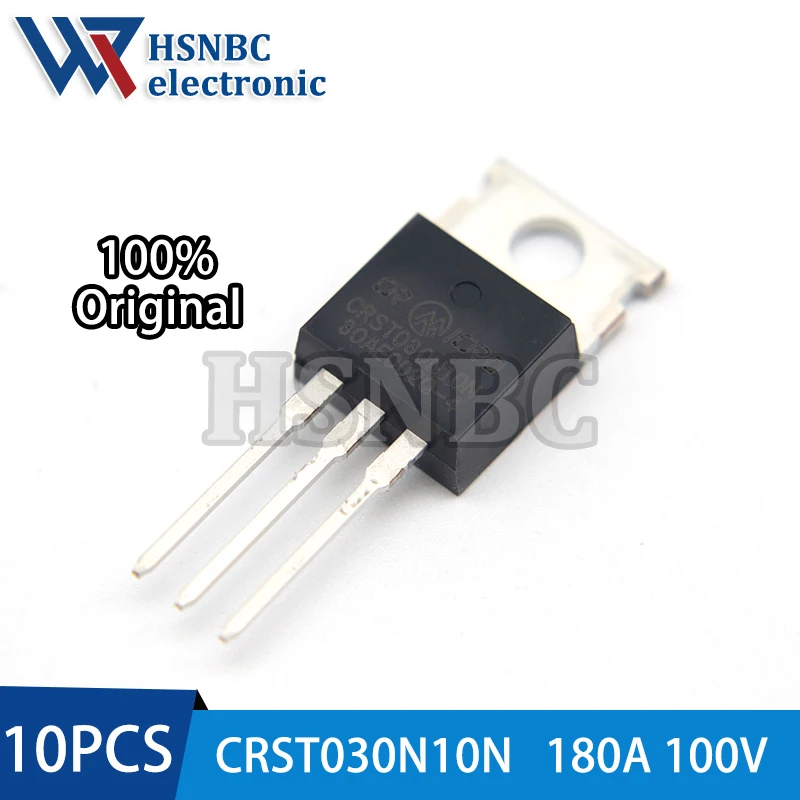 10PCS CRST030N10N 030N10 TO-220 180A 100V N-channel Power MOSFET Transistor 100% New Original
10PCS CRST030N10N 030N10 TO-220 180A 100V N-channel Power MOSFET Transistor 100% New Original