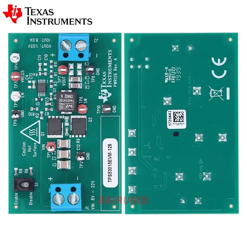 TPS53015EVM-126 ИС управления питанием, макетная плата, инструмент, синхронный понижающий контроллер, оценочный модуль TI
TPS53015EVM-126 ИС управления питанием, макетная плата, инструмент, синхронный понижающий контроллер, оценочный модуль TI