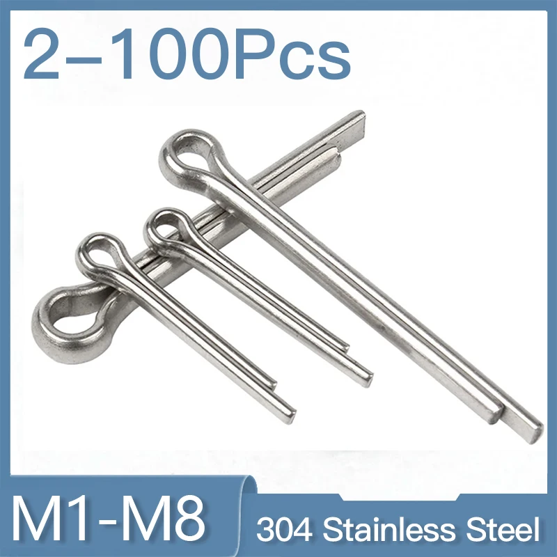 2-100Pcs M1 M1.2 M1.5 M2 M3 M4 M5 M6 M8 U Shape Type Spring Cotter Hair Pin Steel Pins Split Clamp Open Elastic Stainless Steel
2-100Pcs M1 M1.2 M1.5 M2 M3 M4 M5 M6 M8 U Shape Type Spring Cotter Hair Pin Steel Pins Split Clamp Open Elastic Stainless Steel