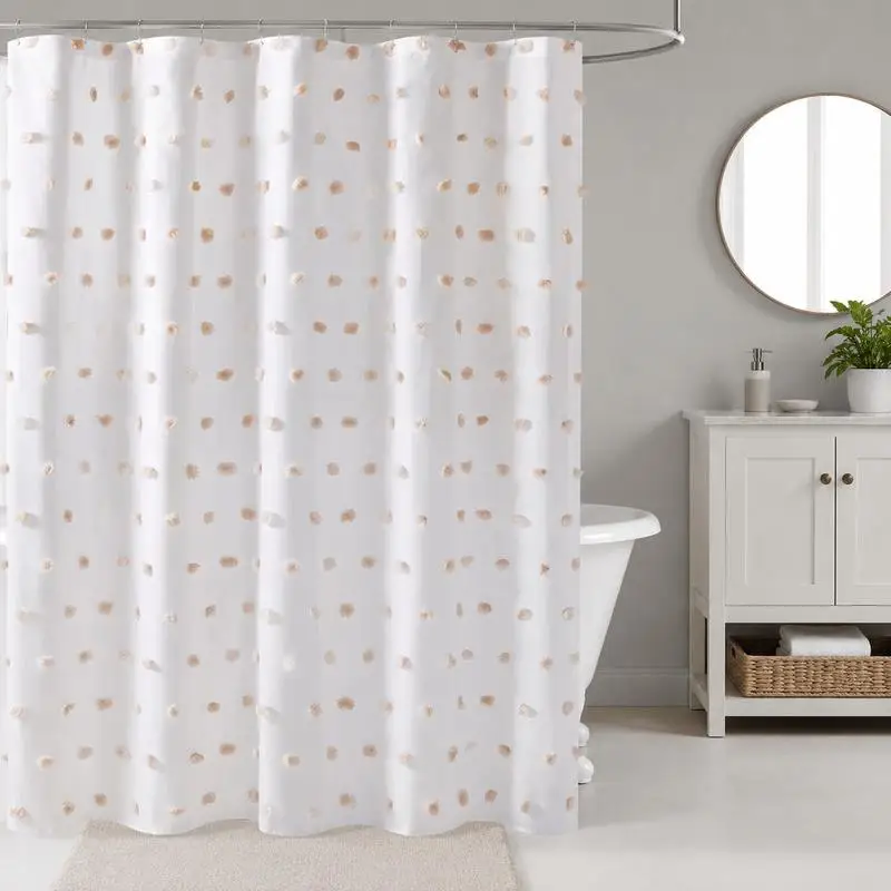 Generic Shower Curtain, 100% Polyester Fabric with Soft Blush Pom Poms on White Background, Machine Washable Bathroom Decor, 72X72 Inch
Generic Shower Curtain, 100% Polyester Fabric with Soft Blush Pom Poms on White Background, Machine Washable Bathroom Decor, 72X72 Inch