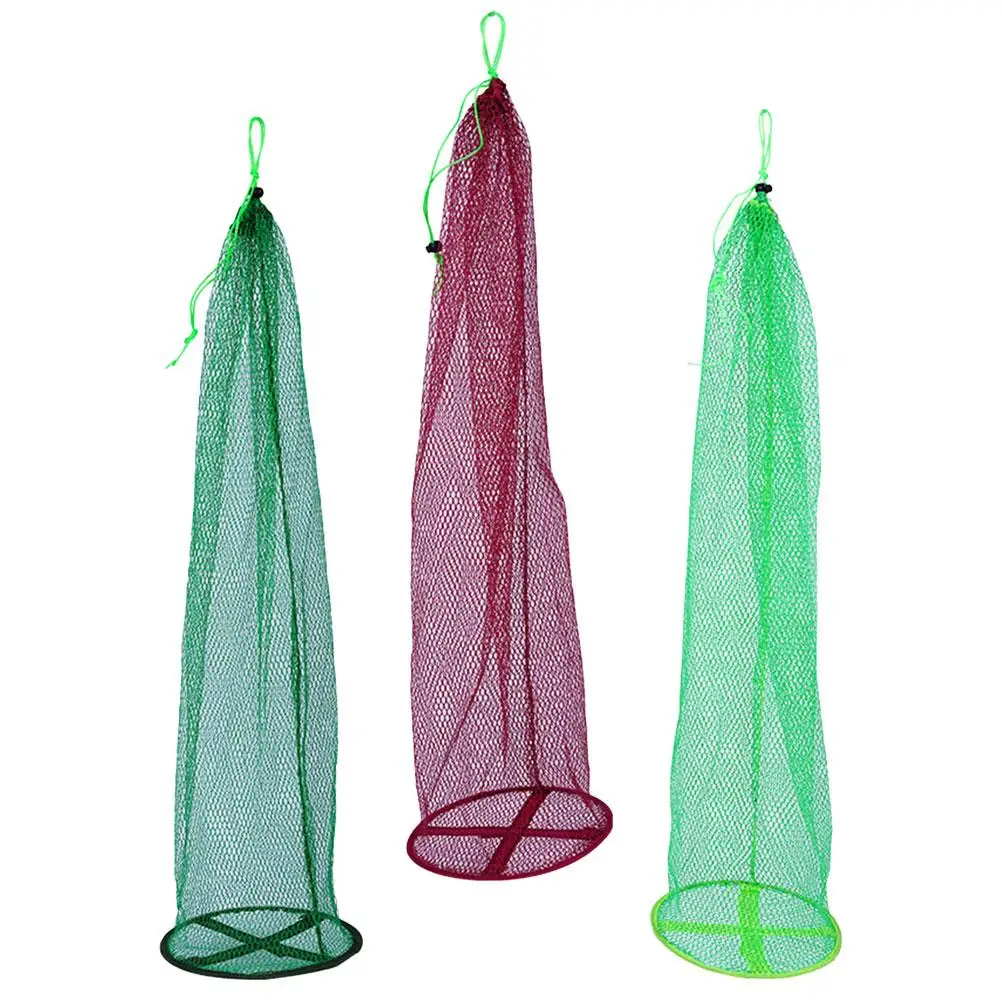 3 Pcs Nets 0.7m 25cm Round Bottom Drawstring Green Red Foldable Mesh Basket Fish Guard Fishing Guard Net Supplies
3 Pcs Nets 0.7m 25cm Round Bottom Drawstring Green Red Foldable Mesh Basket Fish Guard Fishing Guard Net Supplies