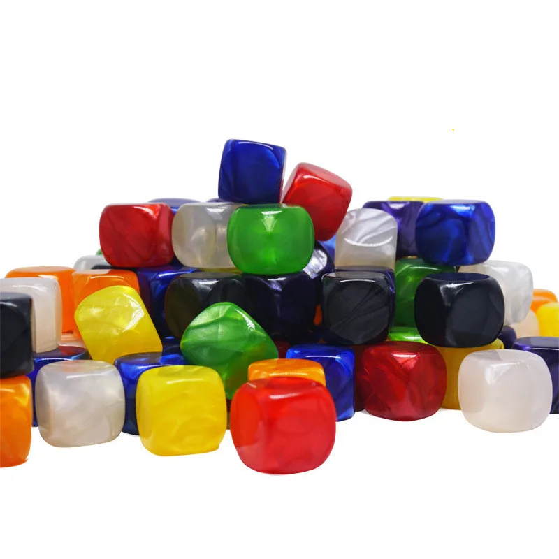 10 Pieces 14mm Pearl Pattern Round Blank Glossy Dice DIY Board Game Accessories
10 Pieces 14mm Pearl Pattern Round Blank Glossy Dice DIY Board Game Accessories