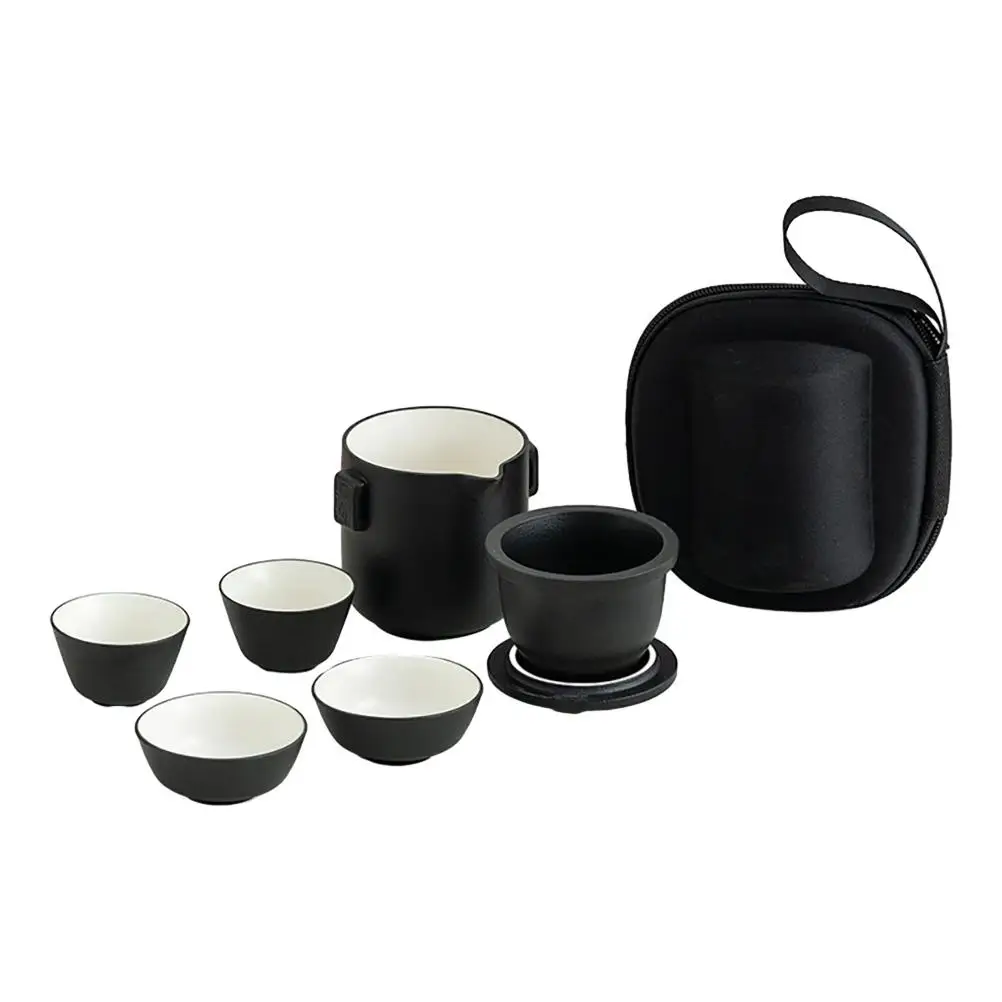 1 Pot 4 Cups Ceramic Tea Set Portable Travel Teapot Cup Kit for Outdoor Camping Home Office Chinese Tea Accessories Gift
1 Pot 4 Cups Ceramic Tea Set Portable Travel Teapot Cup Kit for Outdoor Camping Home Office Chinese Tea Accessories Gift