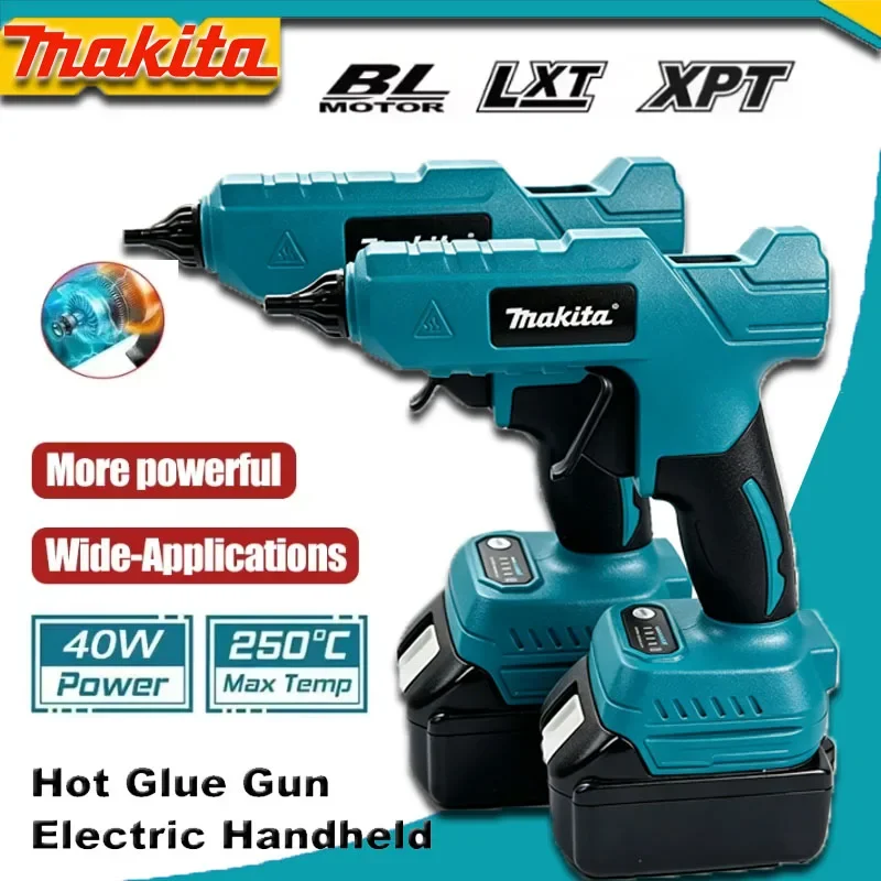 Makita Cordless Electric Handheld Hot Glue Gun Repair DIY Tool Hot Melt Welding Hot Air Gun Anti-scald Nozzle for 20V Battery
Makita Cordless Electric Handheld Hot Glue Gun Repair DIY Tool Hot Melt Welding Hot Air Gun Anti-scald Nozzle for 20V Battery