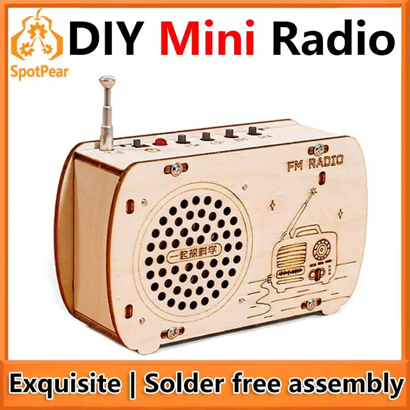 Radio Assembly DIY kit (B) STEM Educational Project for Beginners & Adult
Radio Assembly DIY kit (B) STEM Educational Project for Beginners & Adult