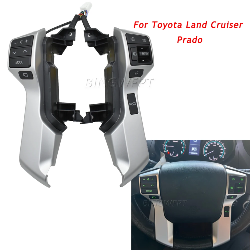84250-60180 Steering Wheel Audio Control Buttons Switch For Toyota Land Cruiser Prado 150 GRJ150 KDJ150 2009-2016
84250-60180 Steering Wheel Audio Control Buttons Switch For Toyota Land Cruiser Prado 150 GRJ150 KDJ150 2009-2016