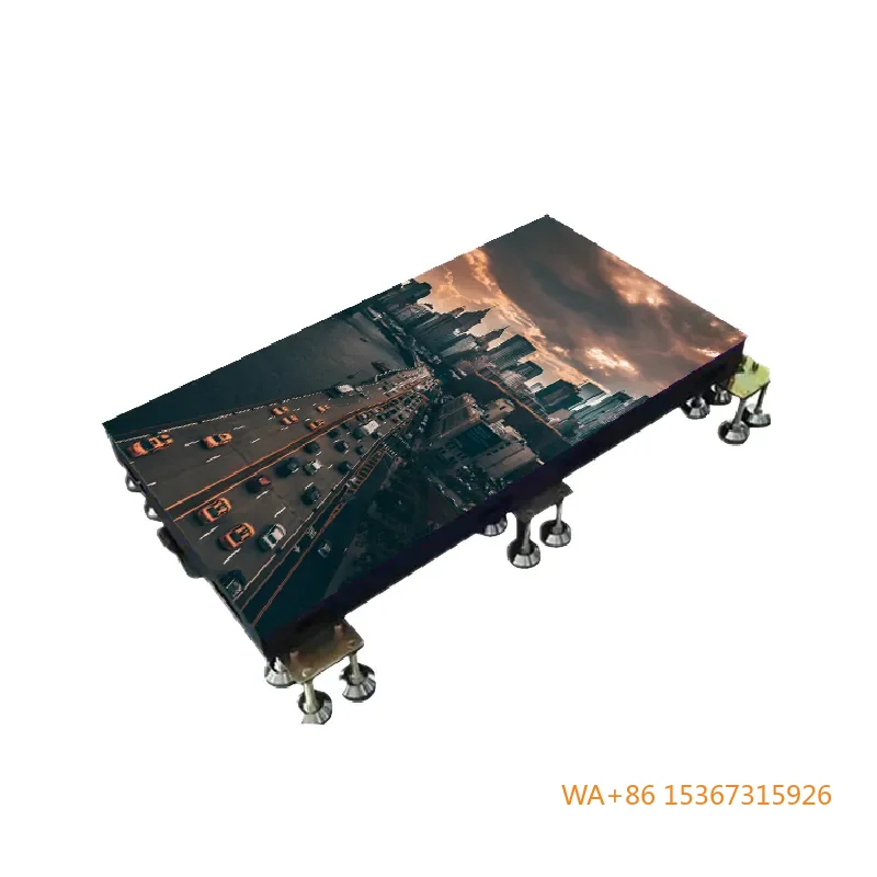 500*1000mm P3.9 Iron Cabinet LED Dance Floor High Loading Plug-and-Play Indoor Display
500*1000mm P3.9 Iron Cabinet LED Dance Floor High Loading Plug-and-Play Indoor Display