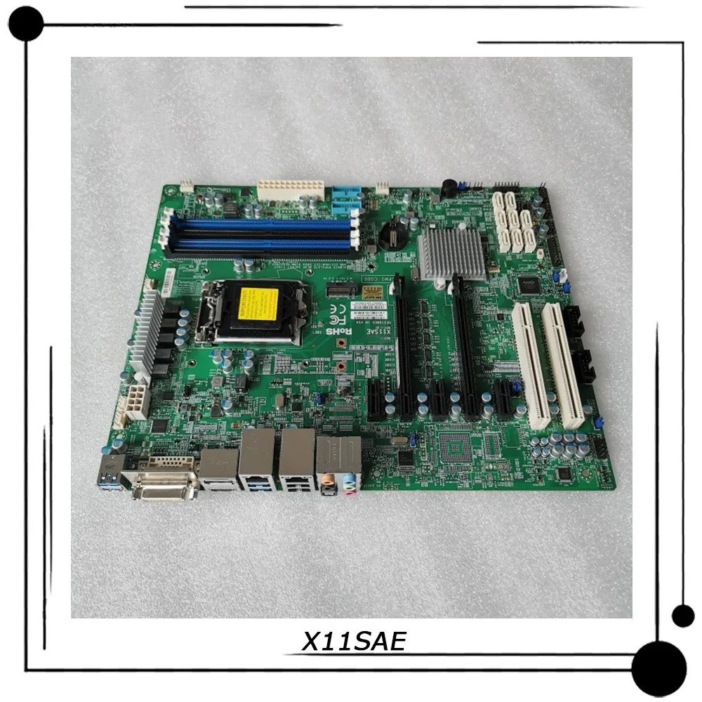 X11SAE For Supermicro Workstation ATX Motherboard Intel C236 LGA-1151 E3-1200 v6/v5 6th/7th Generation Core i3/i5/i7 Series
X11SAE For Supermicro Workstation ATX Motherboard Intel C236 LGA-1151 E3-1200 v6/v5 6th/7th Generation Core i3/i5/i7 Series
