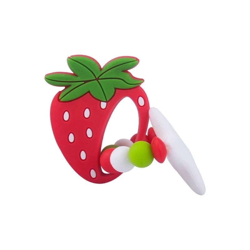 J15U Cartoon Fruit Silicone Beads Molar Soother Bracelet Baby Teether Nursing Teething Chewing Toy Shower Gifts for Newborn
J15U Cartoon Fruit Silicone Beads Molar Soother Bracelet Baby Teether Nursing Teething Chewing Toy Shower Gifts for Newborn