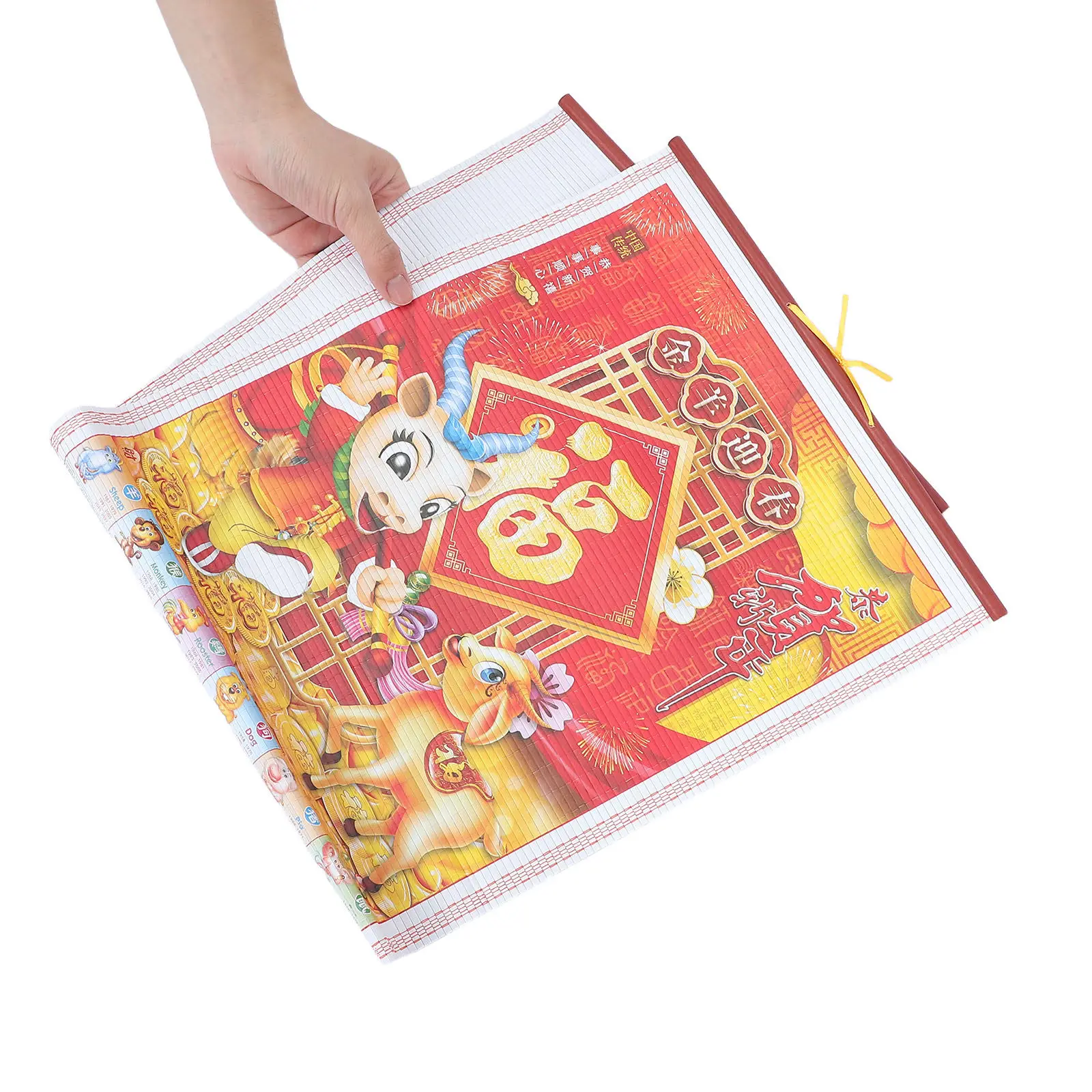 2027 Chinese New Year Wall Calendar Year of The Goat Zodiac Decorative Hanging Scroll Imitation Rattan Traditional Oriental Wall
2027 Chinese New Year Wall Calendar Year of The Goat Zodiac Decorative Hanging Scroll Imitation Rattan Traditional Oriental Wall