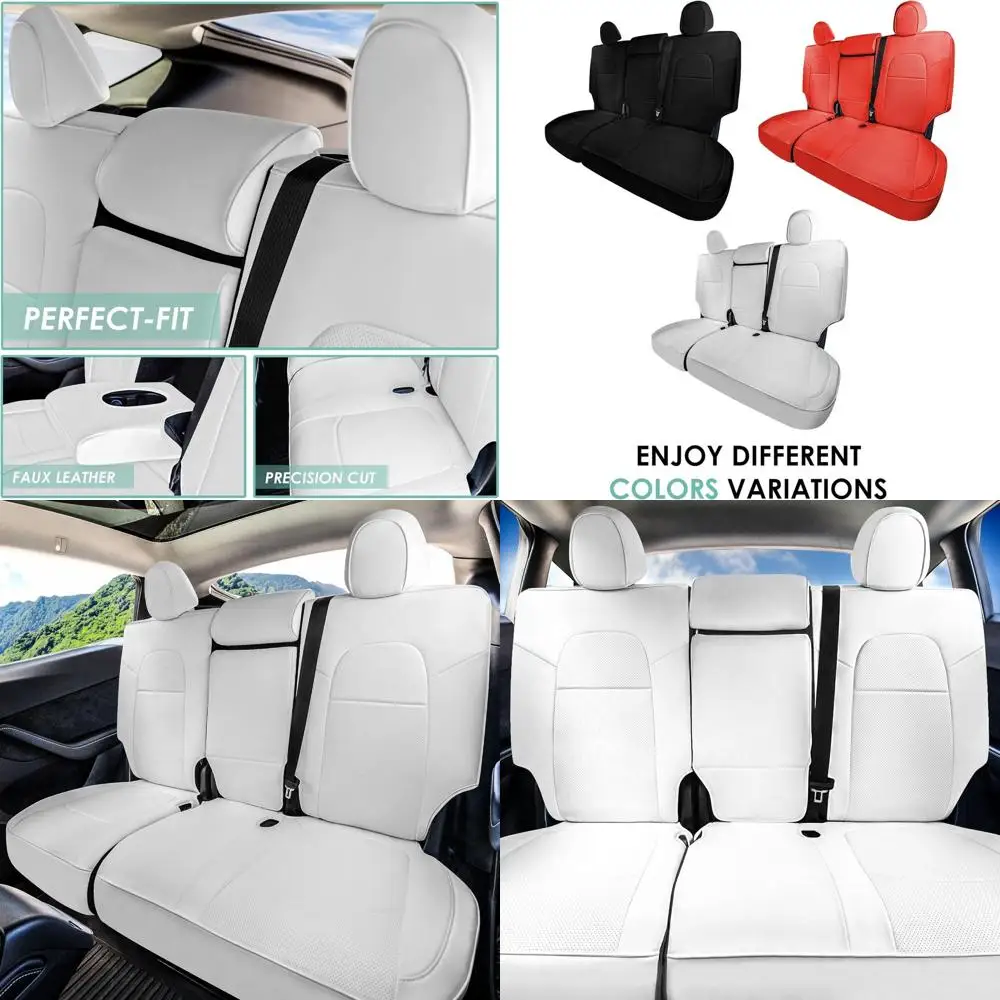 Custom Fit Car Seat Covers Specifically Made for 2020-2024 Tesla Model Y Faux Leather Water Resistant Automotive Seat Covers -Re
Custom Fit Car Seat Covers Specifically Made for 2020-2024 Tesla Model Y Faux Leather Water Resistant Automotive Seat Covers -Re