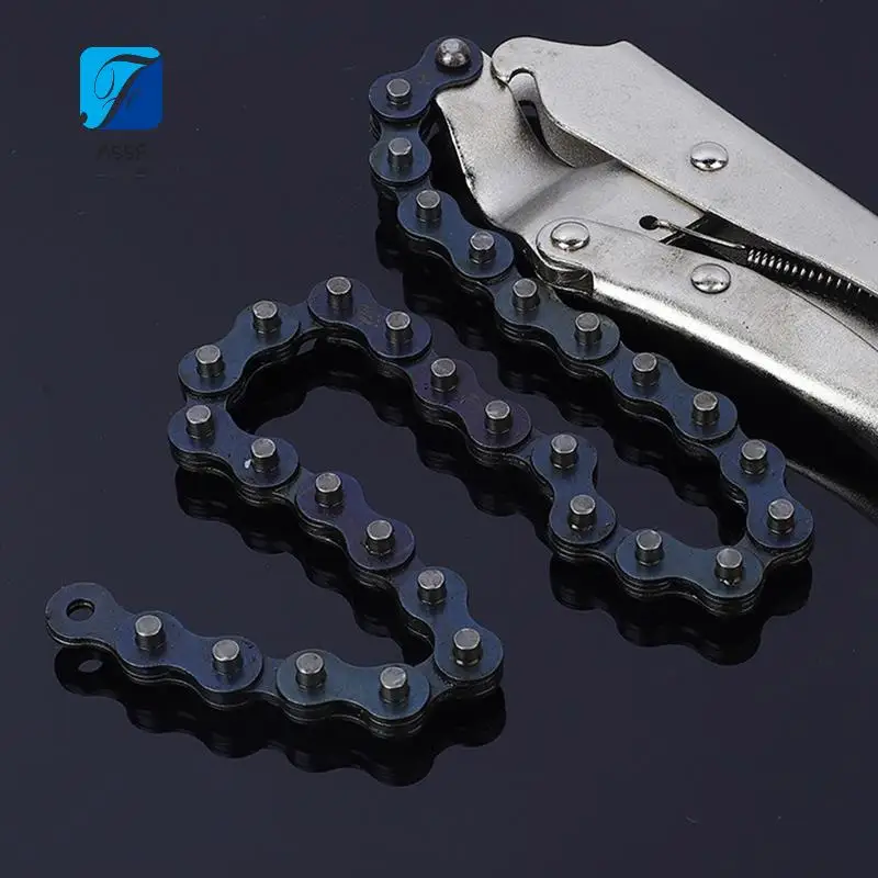 A55F-Chain Pliers, Extended Multifunctional Industrial Grade 10-Inch Universal Chain Type Pipe Clamp Wrench
A55F-Chain Pliers, Extended Multifunctional Industrial Grade 10-Inch Universal Chain Type Pipe Clamp Wrench