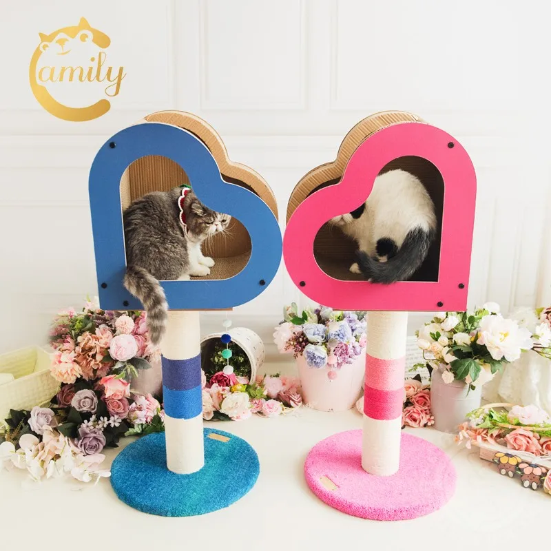 New love cat scratch pillar cat scratch board cat house cat climbing frame nest grinding claw wear-resistant toys
New love cat scratch pillar cat scratch board cat house cat climbing frame nest grinding claw wear-resistant toys