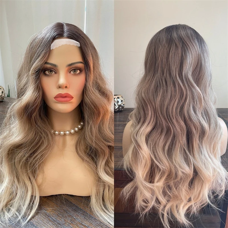 Роскошный коричневый блондин с эффектом омбре для женщин, парик Balayage Blonde, синтетический парик спереди, предварительно выщипанные волосы, естественная объемная волна, 28 дюймов
Роскошный коричневый блондин с эффектом омбре для женщин, парик Balayage Blonde, синтетический парик спереди, предварительно выщипанные волосы, естественная объемная волна, 28 дюймов