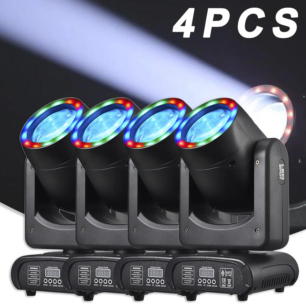 4PCS LED 120W Beam Spot With Strip RGB Moving Head Control For Wedding Home Party Christmas NightClub Dj Disco Stage Lighting
4PCS LED 120W Beam Spot With Strip RGB Moving Head Control For Wedding Home Party Christmas NightClub Dj Disco Stage Lighting
