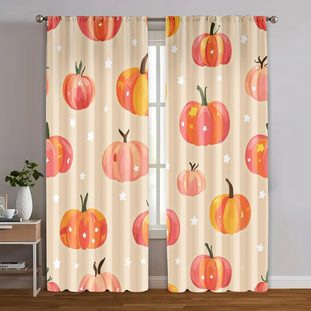 2pcs, Curtain Popular Pumpkin Versatile 100% Polyester (without rod) Art Deco Festive Perfect for Bedroom, Living Room, Office
2pcs, Curtain Popular Pumpkin Versatile 100% Polyester (without rod) Art Deco Festive Perfect for Bedroom, Living Room, Office