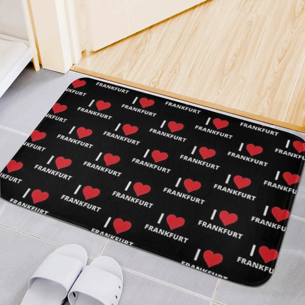 I Love Frankfurt (dark) Fashion Home Decoration Bathroom Entryway Kitchen Anti-slip Water-absorbent Quick-drying Floor Mats
I Love Frankfurt (dark) Fashion Home Decoration Bathroom Entryway Kitchen Anti-slip Water-absorbent Quick-drying Floor Mats