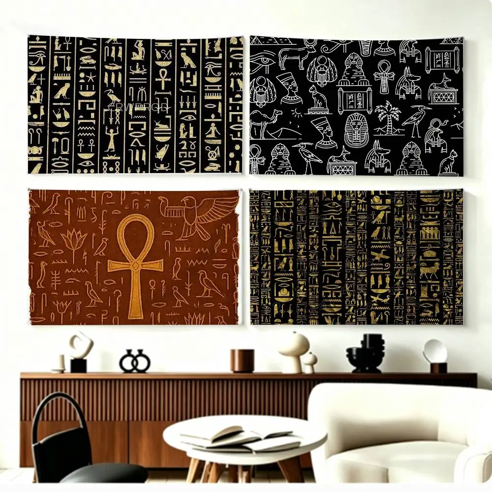 COOL A-Ancient Egypt hieroglyph Flags Wall Hanging Background Art Banner for Bedroom Home Outdoor Decor
COOL A-Ancient Egypt hieroglyph Flags Wall Hanging Background Art Banner for Bedroom Home Outdoor Decor