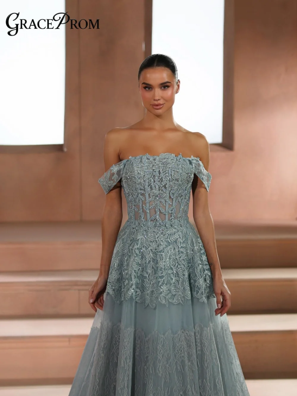 Ethereal Cloud Blue Evening Gown Classy Tiered Tulle A Line Formal Dress For Event With Hand Sewn Lace Heavy Beading فساتين سهرة
Ethereal Cloud Blue Evening Gown Classy Tiered Tulle A Line Formal Dress For Event With Hand Sewn Lace Heavy Beading فساتين سهرة