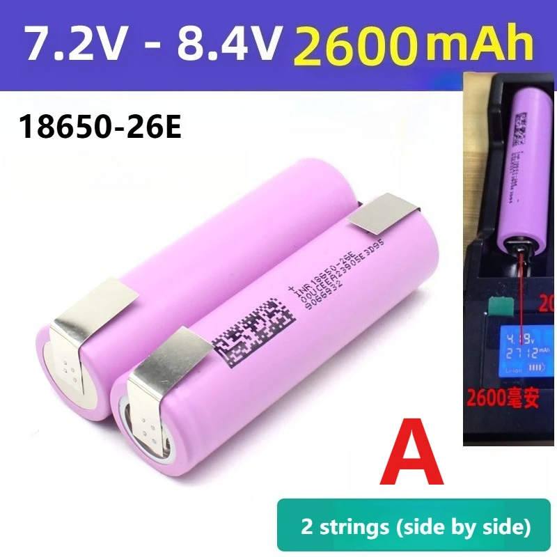 New 7.2V-16.8V Replacement Battery Cells 18650 for Philips Hair Removal Device for Makita Electric Drill for DeWalt Power Tools
New 7.2V-16.8V Replacement Battery Cells 18650 for Philips Hair Removal Device for Makita Electric Drill for DeWalt Power Tools