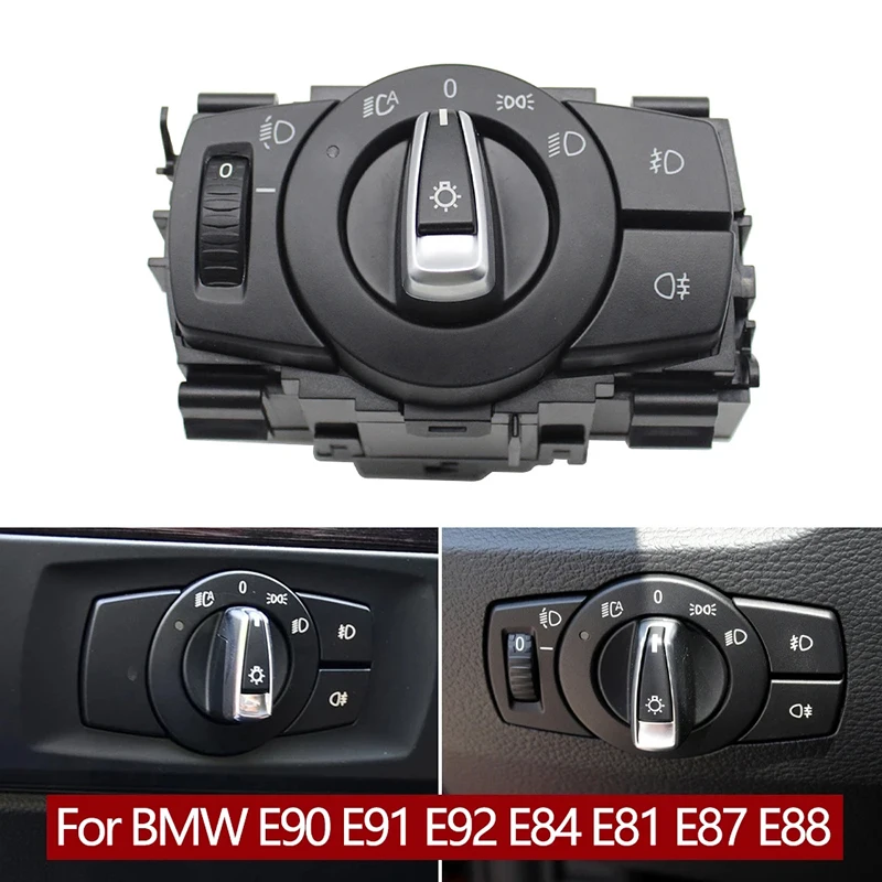 For BMW 1 3 X1 Series E81 E87 E90 E91 E92 E84 Car Headlamp Switch Headlight Rotary Knob Button Assembly
For BMW 1 3 X1 Series E81 E87 E90 E91 E92 E84 Car Headlamp Switch Headlight Rotary Knob Button Assembly