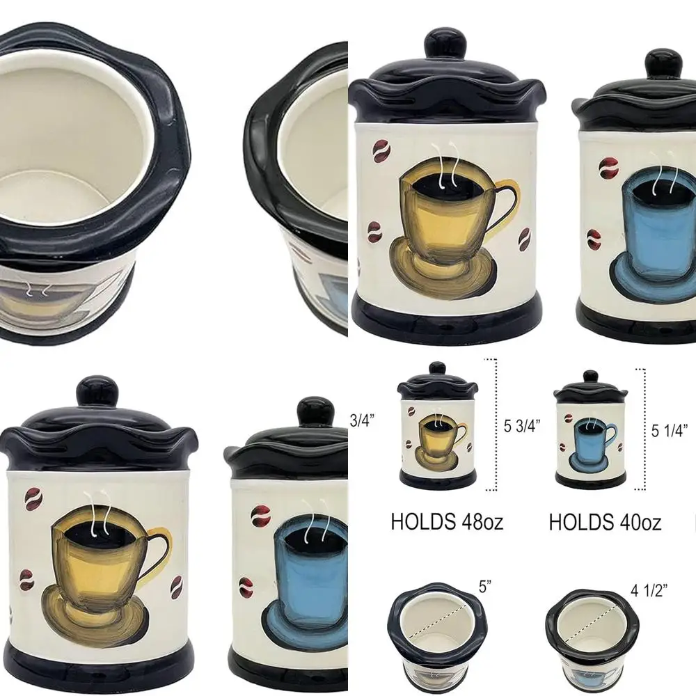 Красочный набор канистр для кофейных зерен из 4 предметов с крышками, кухонные банки для хранения, герметичные контейнеры для пищевых продуктов
Красочный набор канистр для кофейных зерен из 4 предметов с крышками, кухонные банки для хранения, герметичные контейнеры для пищевых продуктов