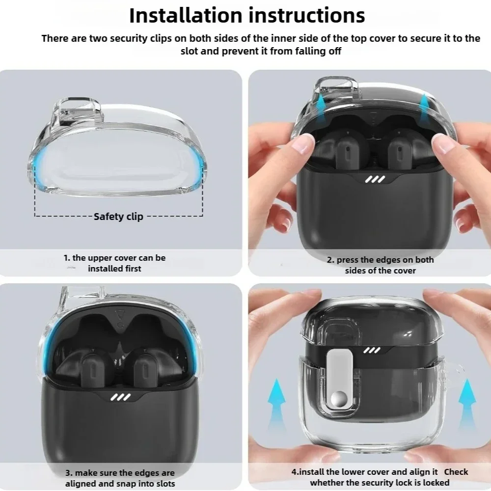 New Electroplated Lock Buckle Case for JBL Mini Bean / TUNE FLEX, Anti-Drop Bluetooth Earphone Cover
New Electroplated Lock Buckle Case for JBL Mini Bean / TUNE FLEX, Anti-Drop Bluetooth Earphone Cover