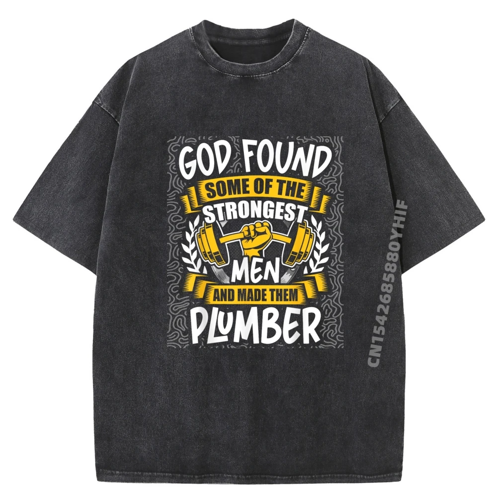 God Found Strongest Men And Made Them Plumber Роскошная одежда Футболка с принтом Мужская летняя стираная рубашка День благодарения
God Found Strongest Men And Made Them Plumber Роскошная одежда Футболка с принтом Мужская летняя стираная рубашка День благодарения